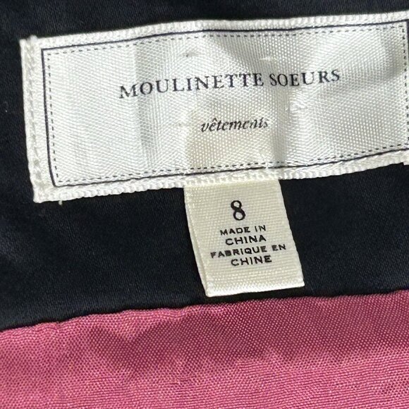 Moulinette Soeurs Dress 8 Dark Floral Forest Fairy Roses Anthropologie Whimsy - Picture 3 of 12